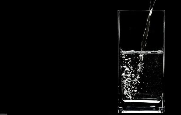 Вода, стакан, пить