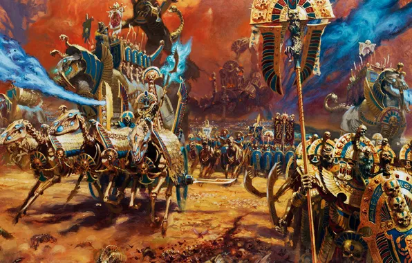 Картинка Skeleton, Total War Warhammer II, Tomb Kings