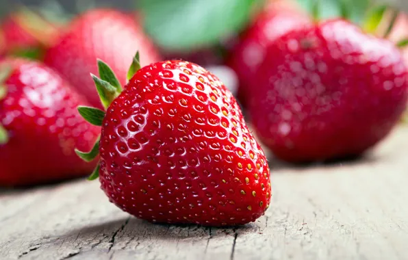 Макро, клубника, ягода, strawberry
