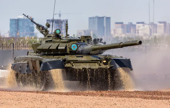 Брызги, грязь, танк, броня, Т-72, Армия России