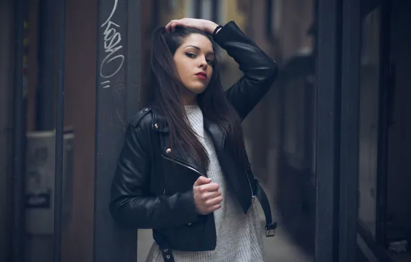 Girl, Brunette, Beauty, Eyes, Sight