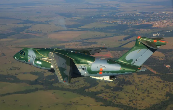 Картинка FAB, Embraer, KC-390, military aircraft, Força Áerea Brasileira, Brazilian Air Force