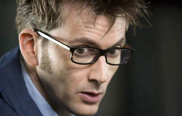 Картинка лицо, очки, актер, мужчина, Doctor Who, Доктор Кто, David Tennant, Дэвид Теннант