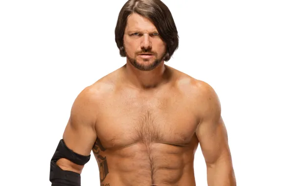 Взгляд, muscle, рестлер, пресс, WWE, wrestling, abs, A.J. Styles
