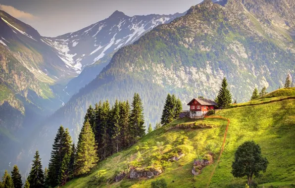 Картинка Switzerland, mountain, Alps