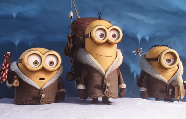 Картинка yellow, snow, 2015, minions movie