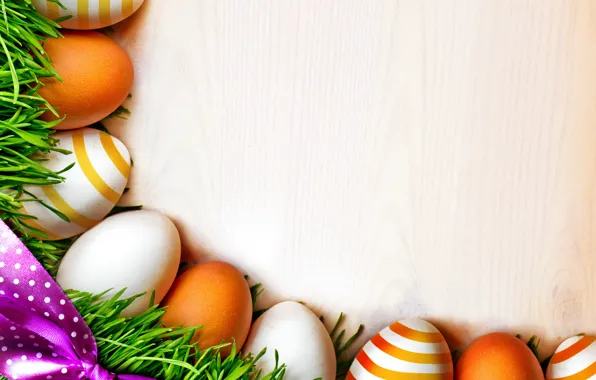 Картинка яйца, пасха, grass, eggs, easter