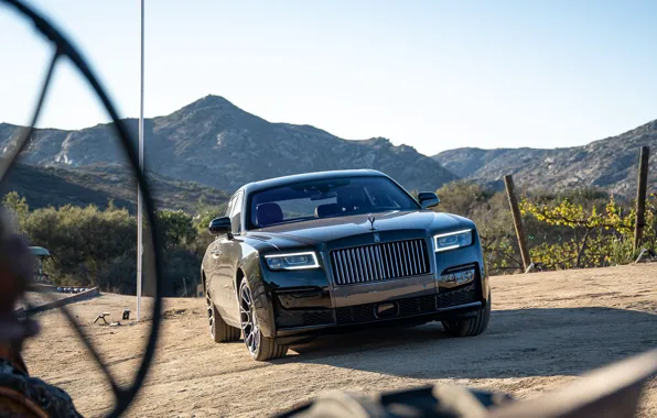 Rolls-Royce, Light, Ghost, Black, Face, Rolls-Royce Ghost, Black Badge, 2022