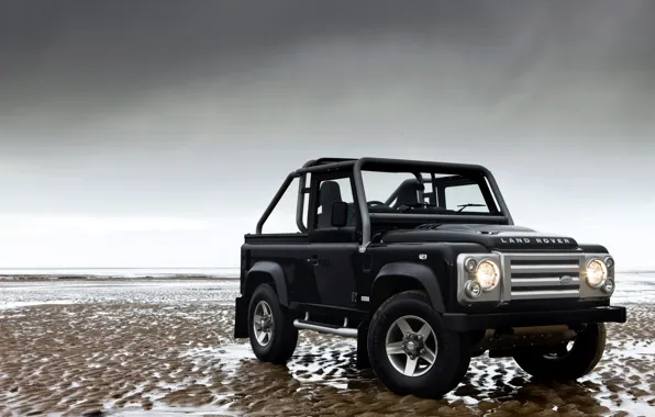 Картинка пасмурно, 2008, Land Rover, Defender, SVX, 60th Anniversary Edition