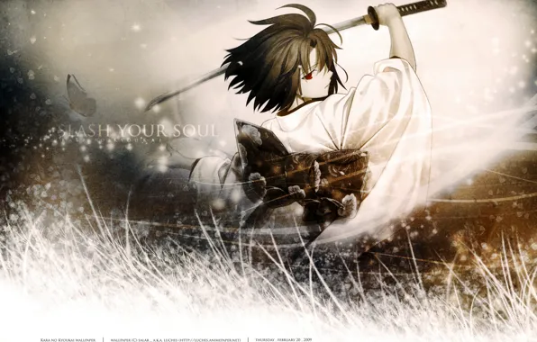 Девушка, Shiki, Kara no Kyoukai, сад грешнков, Shiki Ryougi
