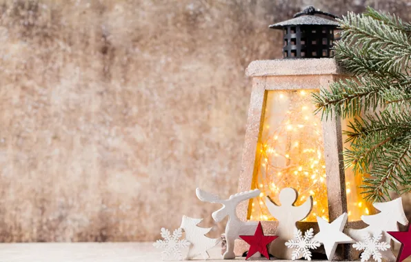 Картинка Новый Год, Рождество, winter, snow, merry christmas, decoration, lantern