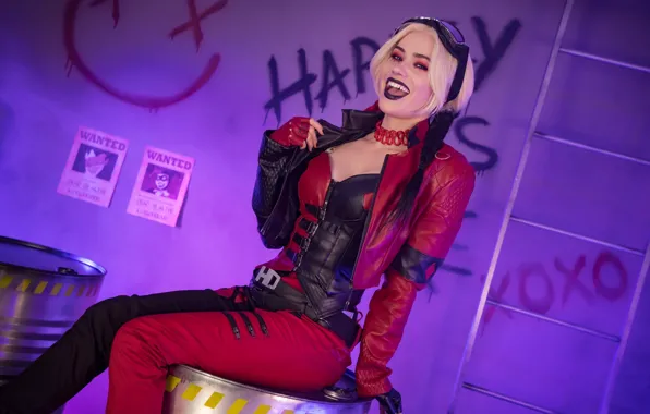 Картинка girls, style, cosplay, Harley Quinn