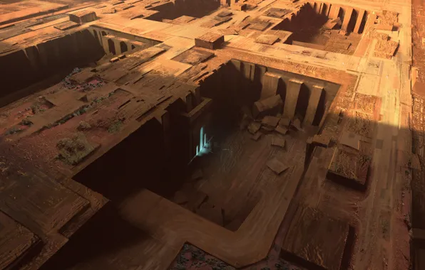 Картинка сооружение, вход, Sunken Temples