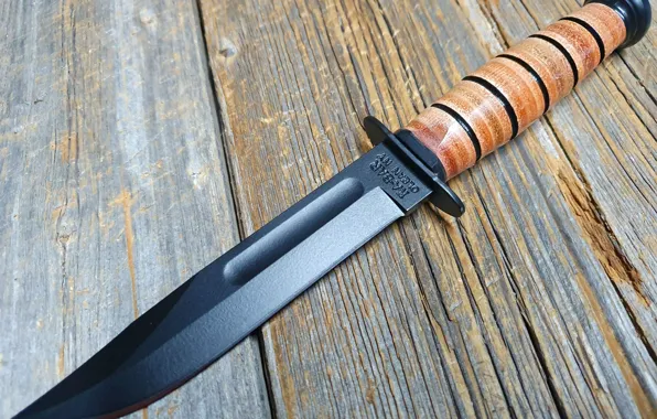 Нож, Холодное оружие, Knife, USMC, Ka-Bar