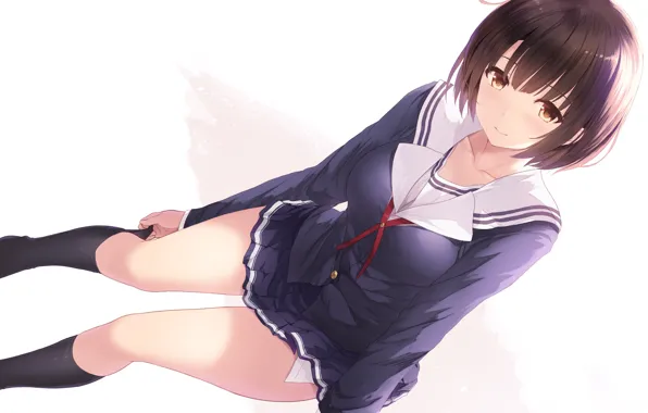 Девушка, Взгляд, Фон, Saenai Heroine no Sodatekata