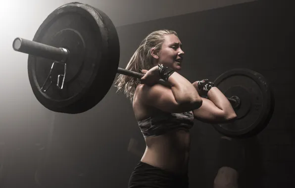 Female, workout, fitness, Workout, technique, weight lifting