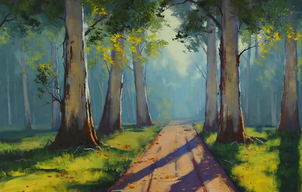 Картинка Рисунок, Арт, Artsaus, Forest Light