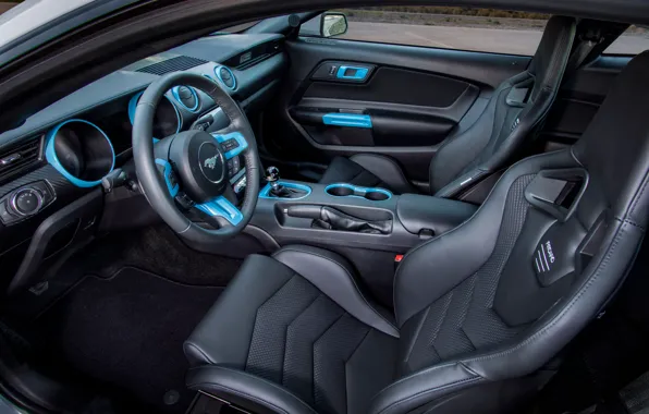 Concept, Mustang, Ford, салон, Lithium, 2019, SEMA 2019