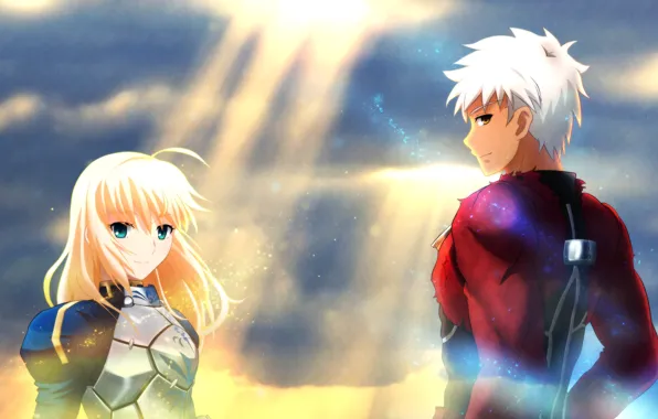 Сейбер, арчер, Судьба ночь схватки, Fate / Stay Night