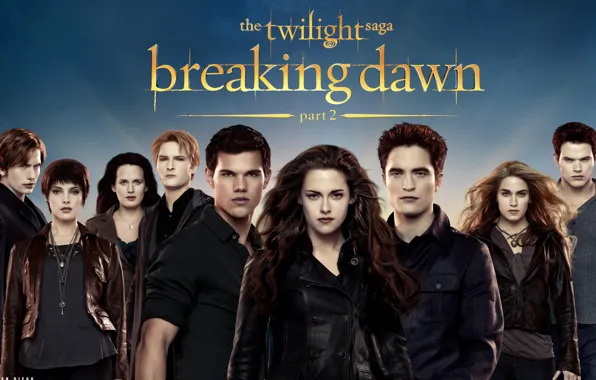 Кристен Стюарт, Тэйлор Лотнер, Роберт Паттинсон, vampires, Movie, The Twilight Saga Breaking Dawn Part 2