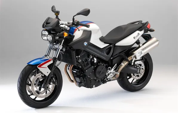 Roadster, мотоцикл, серый фон, дорожный, BMW F 800 R