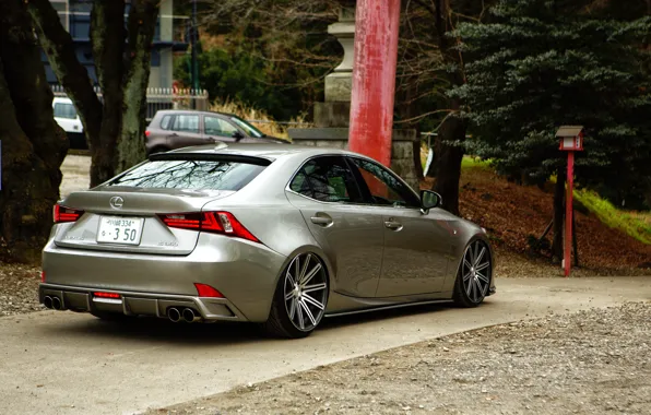 Lexus, wheels, tuning, vossen, IS 350, rearside