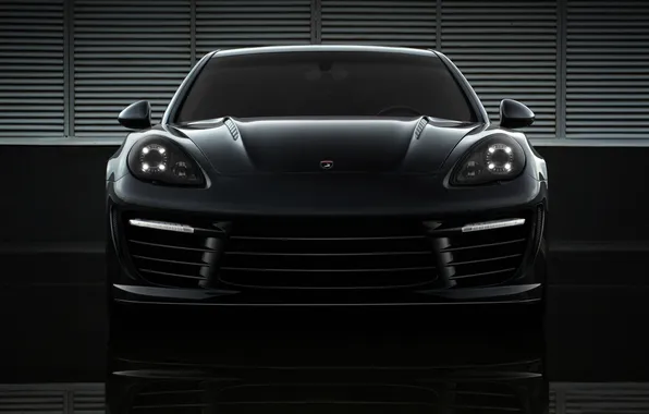 Машина, передний вид, Porsche Panamera Stingray GTR