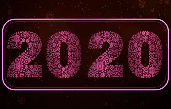 Праздник, цифры, скоро, 2020