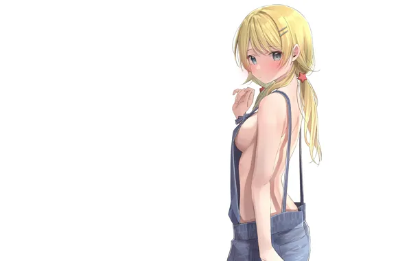 Girl, sexy, Anime, girls, side boob