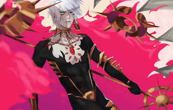 Fate/Grand Order, Red Lancer, Fanart From Pixiv