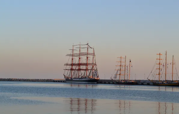 Закат, Море, Сочи, регата