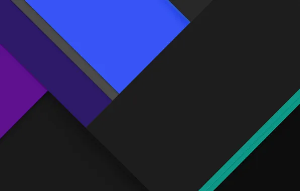 Картинка Android, Blue, Black, Line, Abstractions