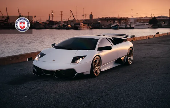 Картинка Lamborghini, with, Murcielago, HRE, S107