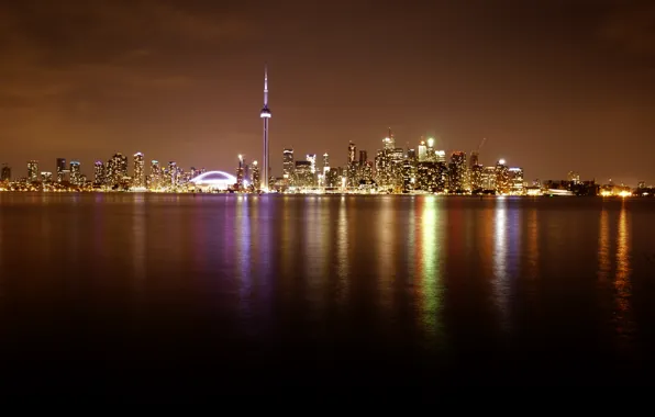 Отражение, Канада, Торонто, Canada, Toronto, reflection, Lake Ontario, озеро Онтарио
