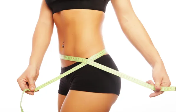 Sports, fitness, waist, tape measure