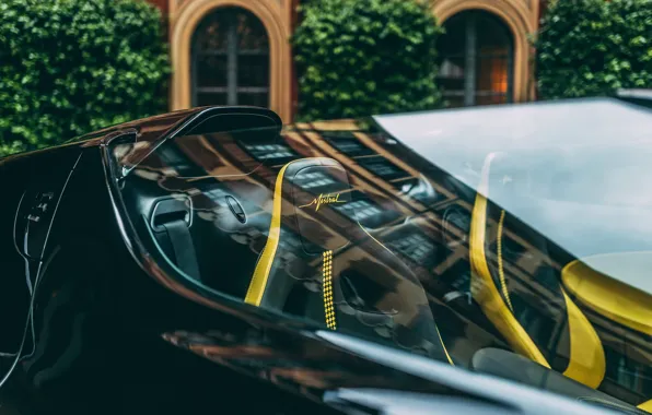 Картинка Bugatti, car interior, W16 Mistral, Bugatti W16 Mistral
