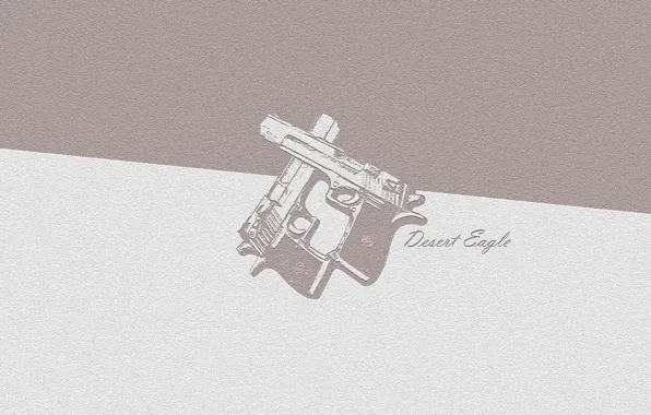 Картинка надпись, пистолеты, Desert Eagle, два цвета