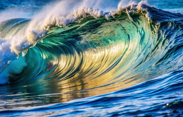Море, брызги, океан, волна, beach, sea, ocean, blue