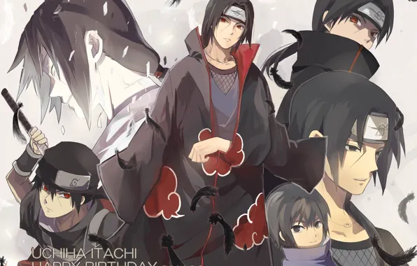 Аниме, арт, парень, Наруто, Naruto, Учиха Итачи