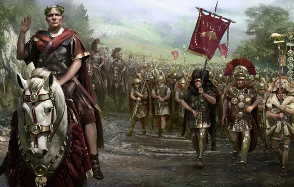 Картинка Total War, Army, Background, Legion, DLC, Legionnaires, Video Game, Infantry