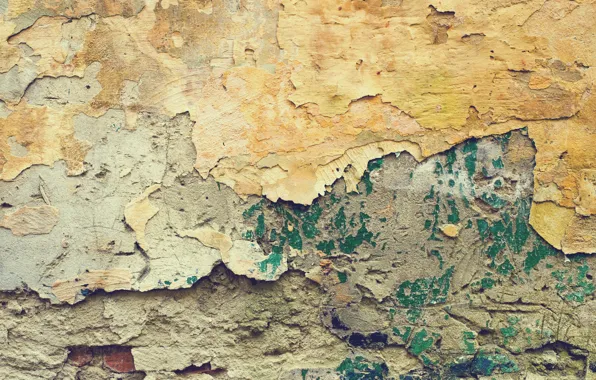 Wall, pattern, paint, lack of maintenance, Worn