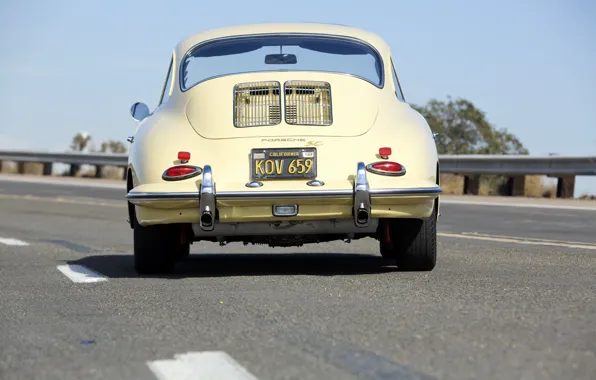 Картинка Porsche, rear, 1964, 356, Porsche 356 SC Coupe