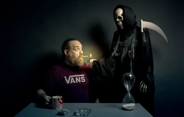Картинка смерть, человек, сигарета