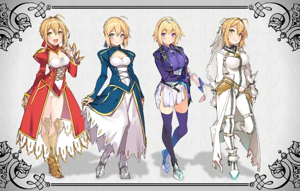 Kawaii, girl, game, Fate Stay Night, Fate/Stay Night, armor, anime, pretty