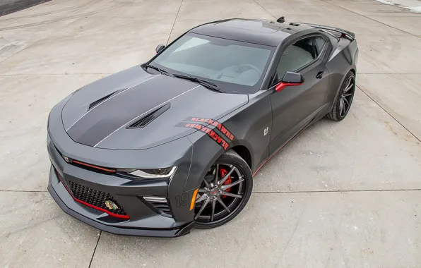 Картинка Chevrolet, Camaro, Chicago, Coupe, Blackhawks, 2016, Themed