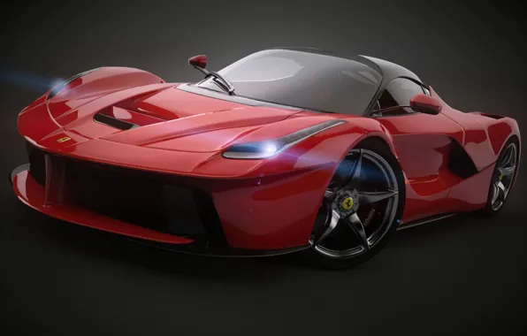 Картинка Ferrari, Red, 2014, LaFerrari