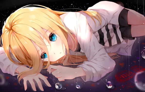 Взгляд, девушка, девочка, Ангел кровопролития, Satsuriku no Tenshi
