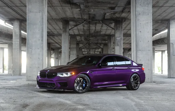 Картинка bmw, purple, m5, f90