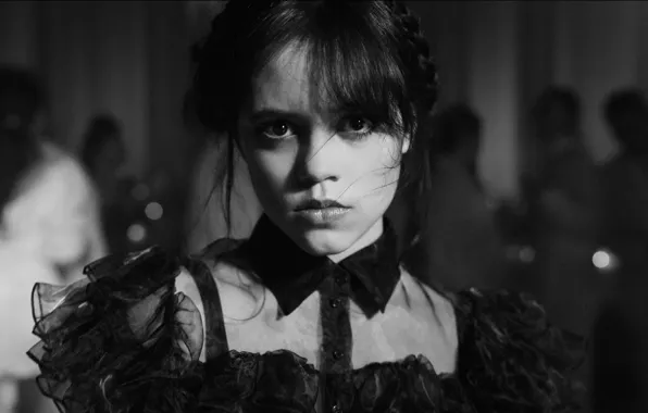 Wednesday Addams, Аддамс, Wednesday, Jenna Ortega, Вэнсдей