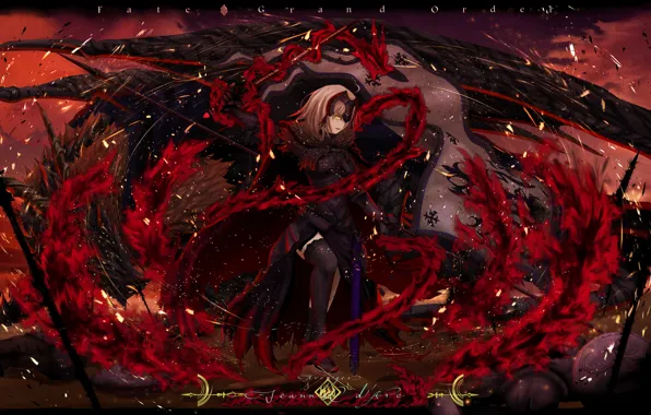 Девушка, доспехи, шлем, рыцарь, Fate / Grand Order, Судьба великая кампания